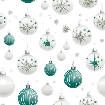 Christmas decorative seamless background. Template for fabric, wrapping paper, web, etc.