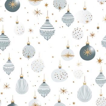Christmas decorative seamless background. Template for fabric, wrapping paper, web, etc.