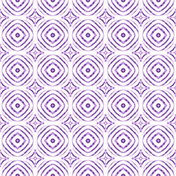Chevron watercolor pattern. Purple lovely boho chic summer design. Textile ready ecstatic print, swimwear fabric, wallpaper, wrapping. Green geometric chevron watercolor border.