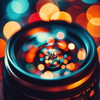 High aperture lens blur (bokeh). High quality illustration