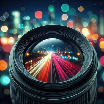 High aperture lens blur (bokeh). High quality illustration