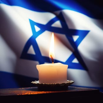Illustration on the theme International Holocaust Remembrance Day. Genarative AI. High quality photo