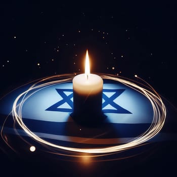 Illustration on the theme International Holocaust Remembrance Day. Genarative AI. High quality photo