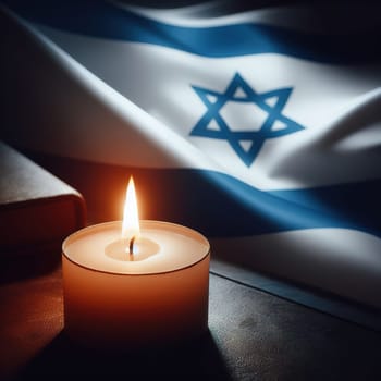 Illustration on the theme International Holocaust Remembrance Day. Genarative AI. High quality photo