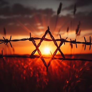 Illustration on the theme International Holocaust Remembrance Day. Genarative AI. High quality photo