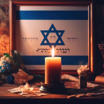 Illustration on the theme International Holocaust Remembrance Day. Genarative AI. High quality photo