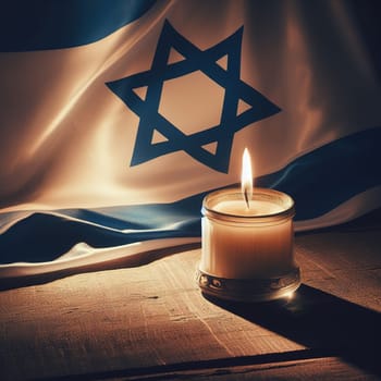 Illustration on the theme International Holocaust Remembrance Day. Genarative AI. High quality photo