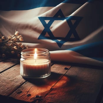 Illustration on the theme International Holocaust Remembrance Day. Genarative AI. High quality photo