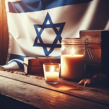 Illustration on the theme International Holocaust Remembrance Day. Genarative AI. High quality photo