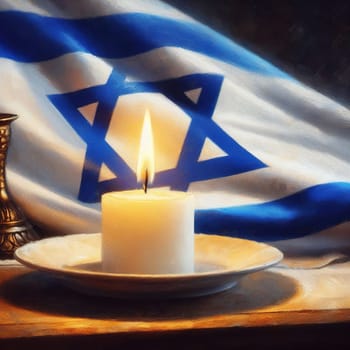 Illustration on the theme International Holocaust Remembrance Day. Genarative AI. High quality photo