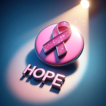 Illustration on the theme World Cancer Day. Generative, AI. High quality illustration