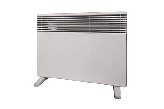 Electric heater battery. Radiator. Home electric heater convector isolated on white background. Equipment for rapid heating of the room.