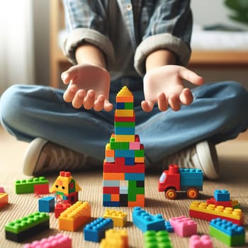 Illustration on the theme of construction, investing in a home, and keeping real estate safe. High quality illustration