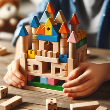 Illustration on the theme of construction, investing in a home, and keeping real estate safe. High quality illustration
