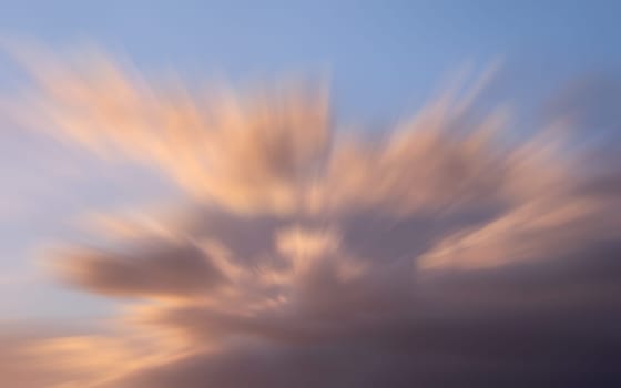 Low angle view to sky with clouds