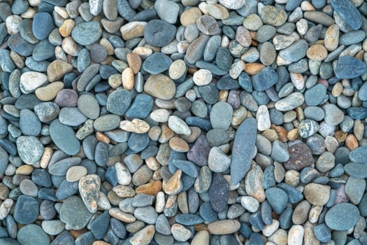 the texture of the pebbles in close-up as a background. photo