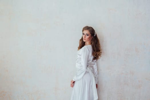 Portrait of a gentle girl in lingerie boudoir 1