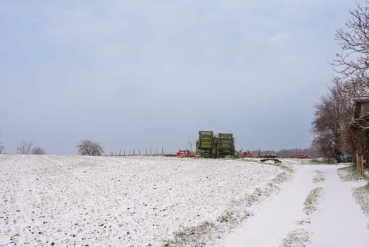 Winter Wonderland: Capturing the Snow-Clad Fields, Scenic Rural Woodland, and the Christmas Spirit. Winter Tapestry: Snow-Blanketed Fields, Rural Woodland, and Christmas Magic