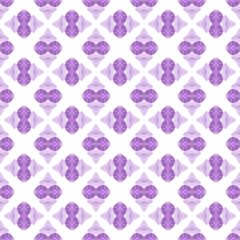 Textile ready fancy print, swimwear fabric, wallpaper, wrapping. Purple trending boho chic summer design. Organic tile. Trendy organic green border.