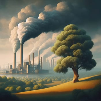 Illustration on the environmental theme Save the Planet. High quality illustration