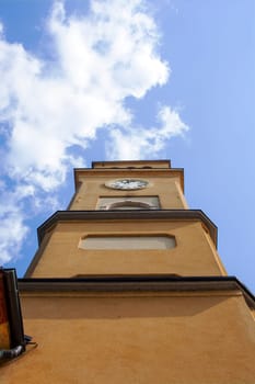 Durdevac, Croatia - MARCH 27 2023: Parish church of the St. George in Durdevac, Parish Church of St. George the Martyr