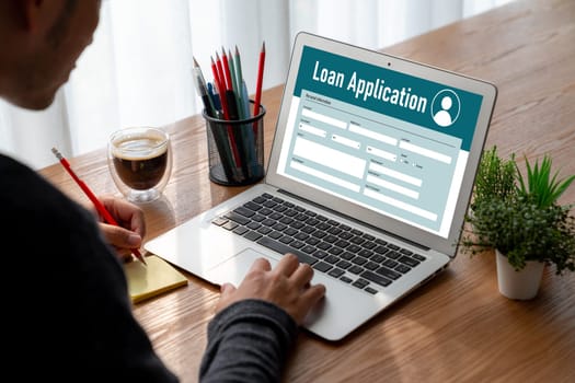 Online loan application form for modish digital information collection on the internet network