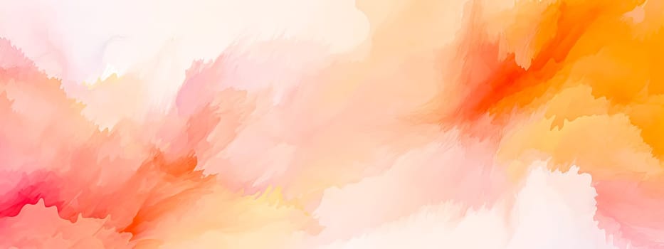 2024 peach color palette creative banner.