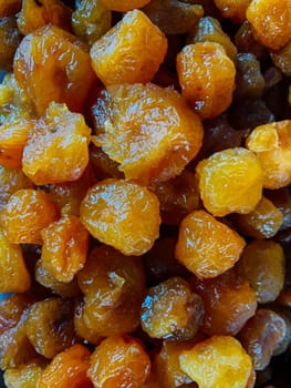 dried fruit for eating as a background
