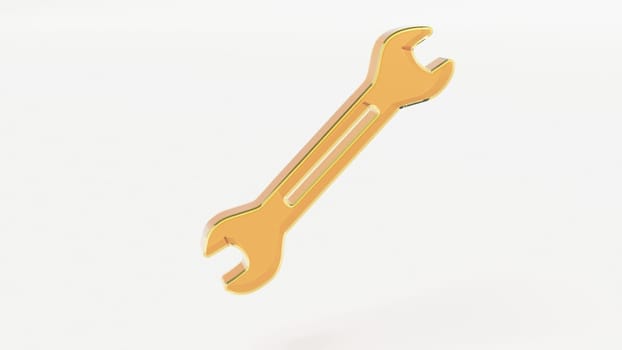 Color glass wrench plumb intro 3d render