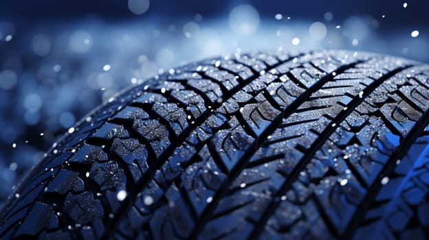 Car tire background, Tire texture closeup background.