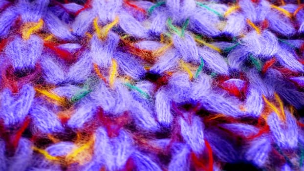 Wool texture, draped textile pattern closeup. Woolen texture fabric background. Visible details in delicate threads, that make up the woven fabric.