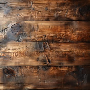 Wooden brown plank floor or wall background. Decor and interior design concept. AI generated