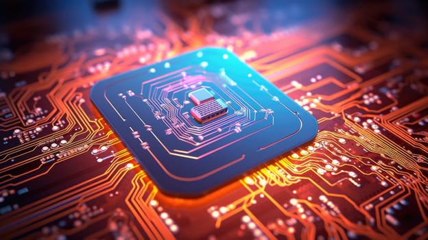 microchip circuit board tech, ai