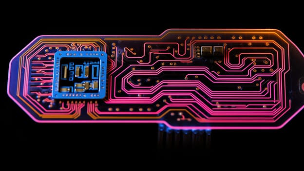 microchip circuit board tech, ai