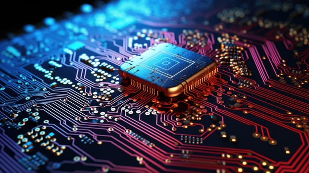 microchip circuit board tech, ai