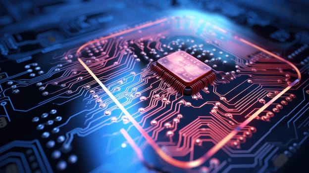 microchip circuit board tech, ai
