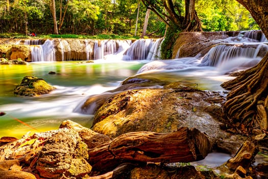 Nature Marvel The Pristine Waterfall in Saraburi Little River Stream