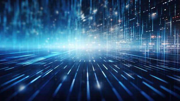 abstract tech futuristic digital background, ai