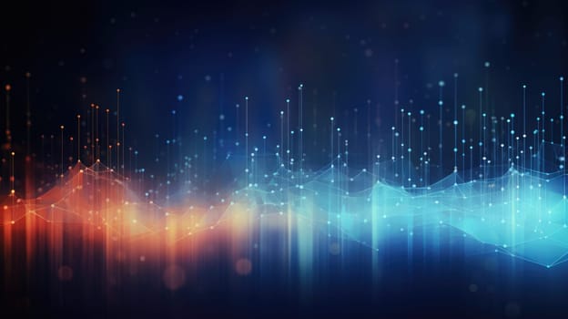 abstract tech futuristic digital background, ai