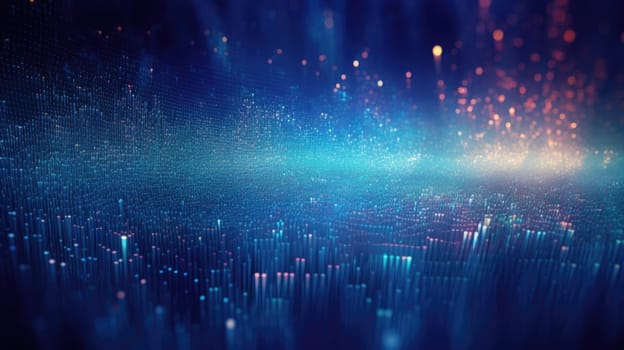 abstract tech futuristic digital background, ai