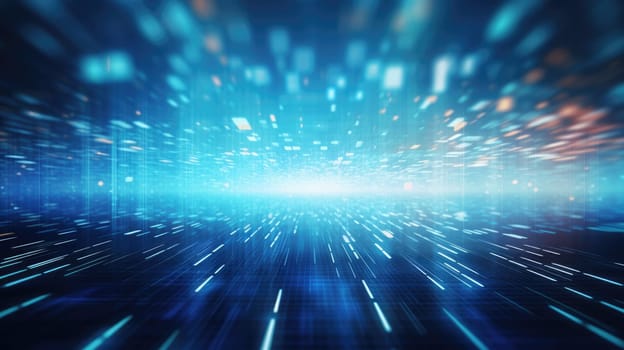 abstract tech futuristic digital background, ai
