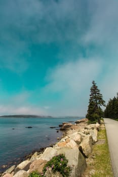 View at the Schoodic Peninsula, Acadia National Park, Maine