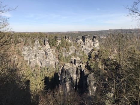 Travel to Saxon Switzerland Germany. High quality photo