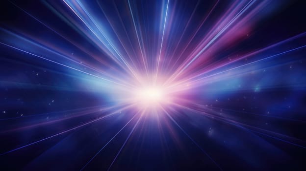 abstract light glowing space background, ai