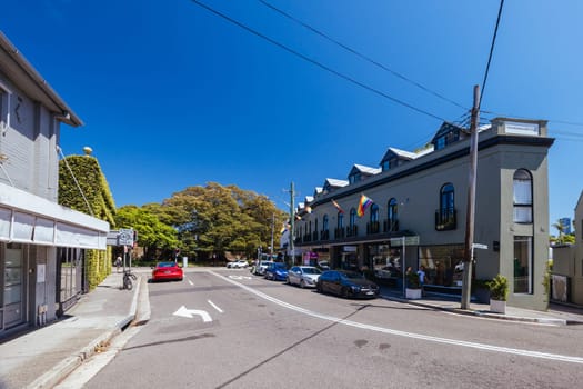 SYDNEY, AUSTRALIA - MARCH 5: Paddington area near Oxford St on an autumn afternoon in Sydney, New South Wales, Australia