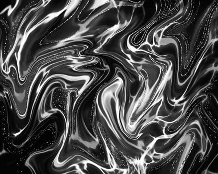 Black and white monochrome marble texture