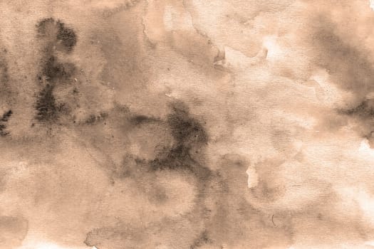 Golden brown watercolor grange background