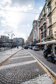 Resultado de traducción
Napoli, Italy: 2023 November 14: Panorama of Via Toledo main street in the city of Napoli in November 2023.