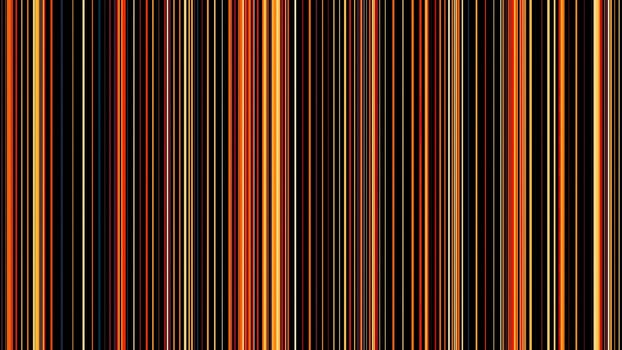 Abstract background of colored neon lines. Animation. Colored lines moving along the wall vertically.