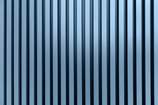 Modern stripped metal industrial blue background.